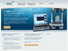 Tablet Screenshot of cable-tec.de