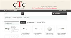 Desktop Screenshot of cable-tec.ch